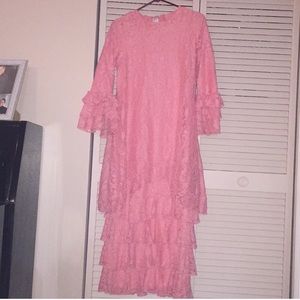 Zadie B Lace Ruffle Dress